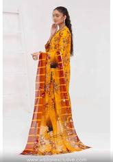 Aleezay Superior Airjet Bana Dora Lawn Collection'25 by Fatima's D-05